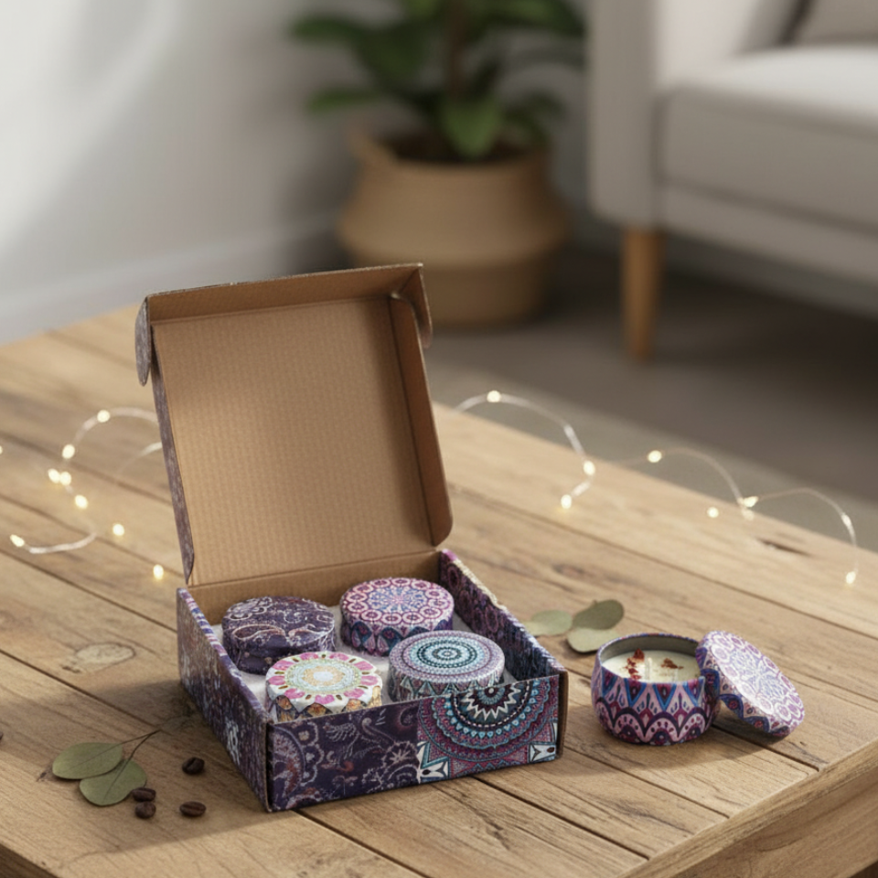 Set x 4 Velas Mandala Dreams