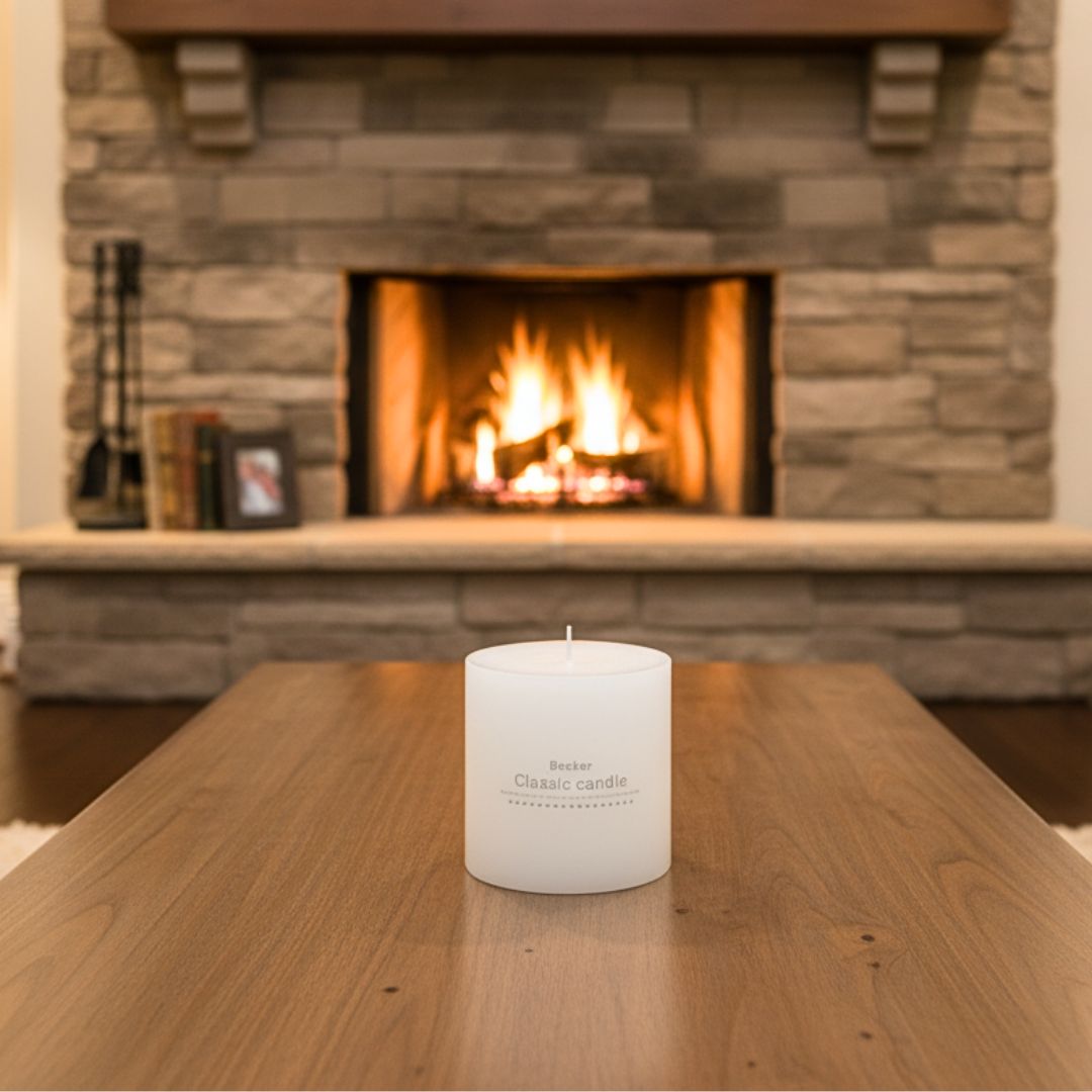 Velón 10 x 10 cm White