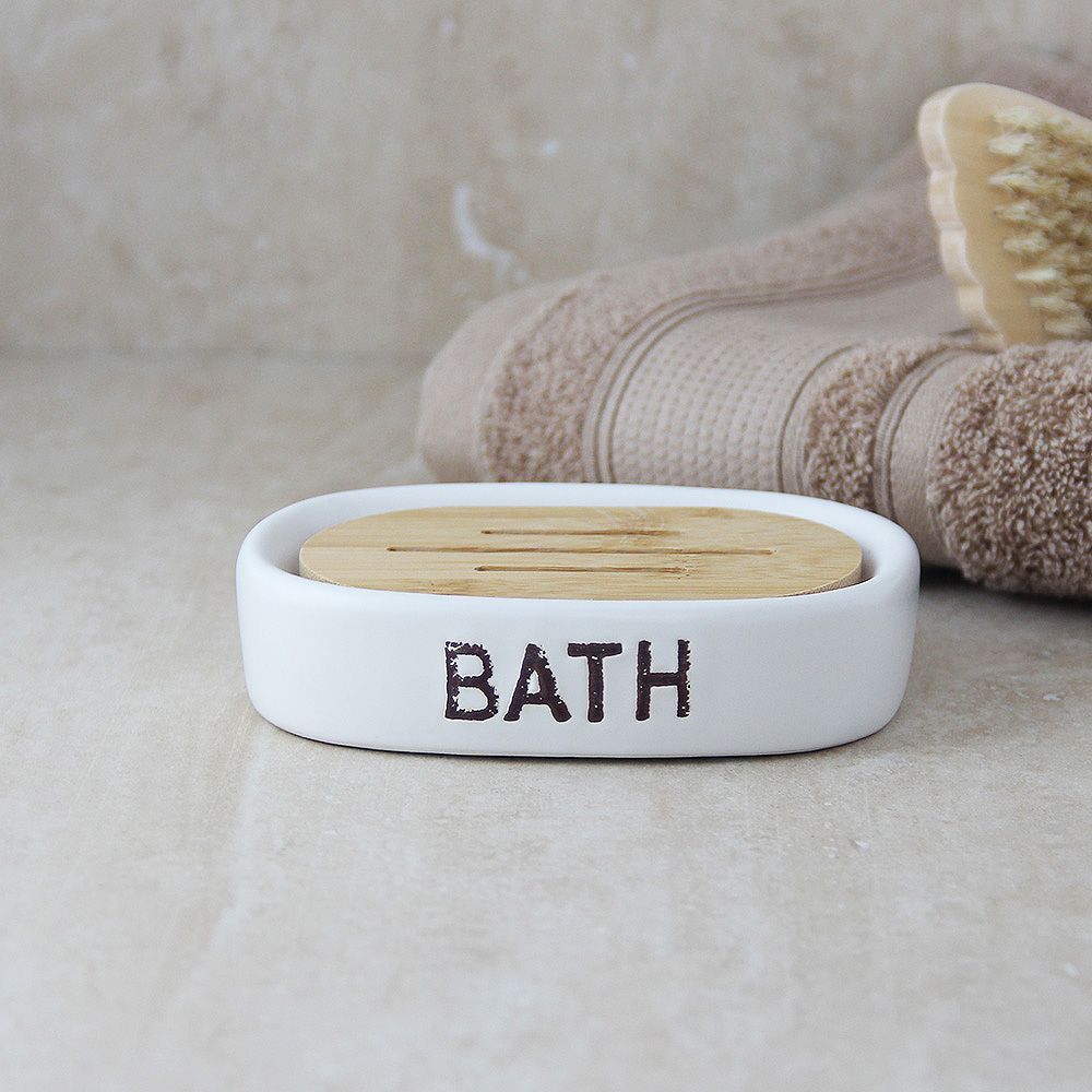 Set de Baño x 4 Piezas Puglia Blanco