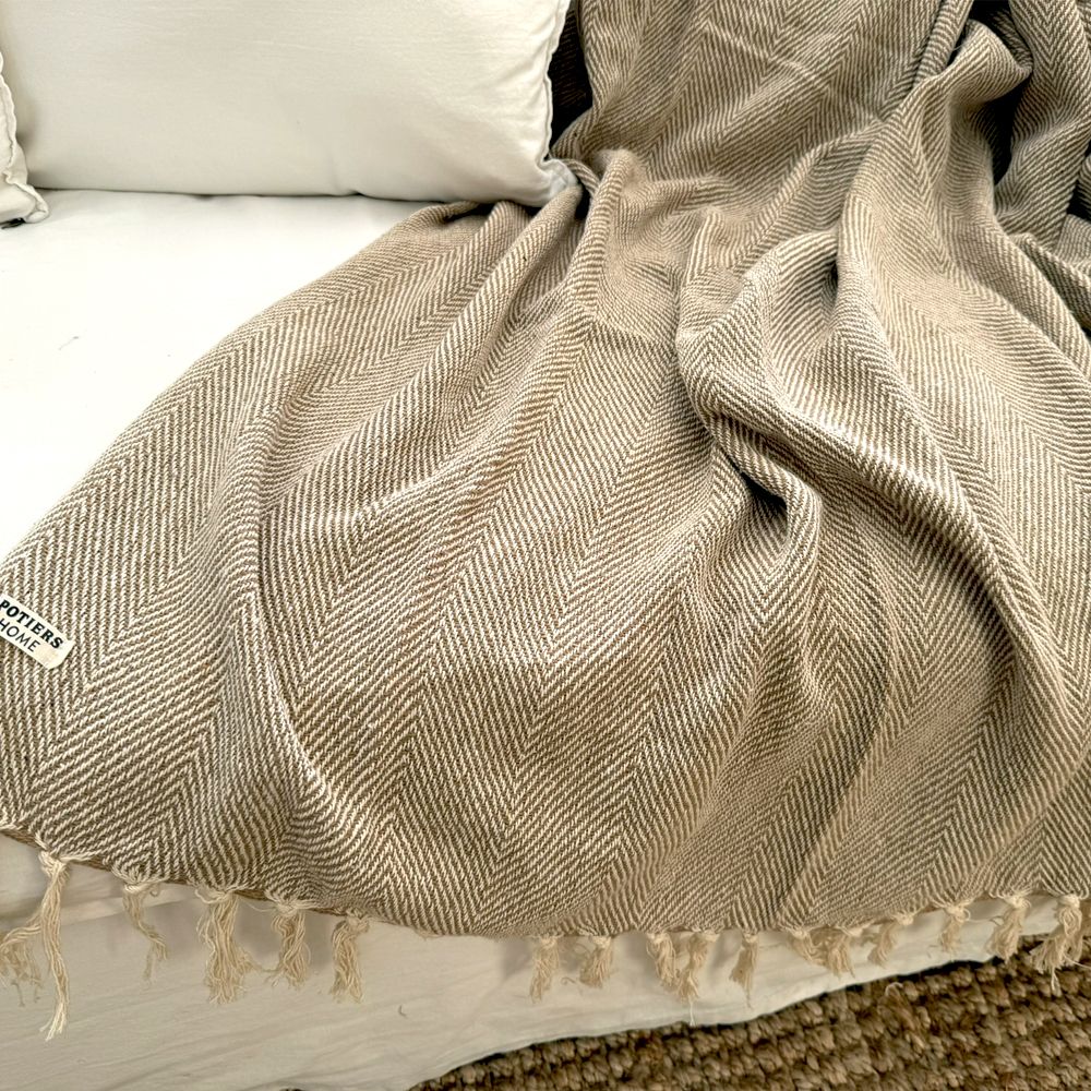 Manta Dara Brown 130x170 Cm