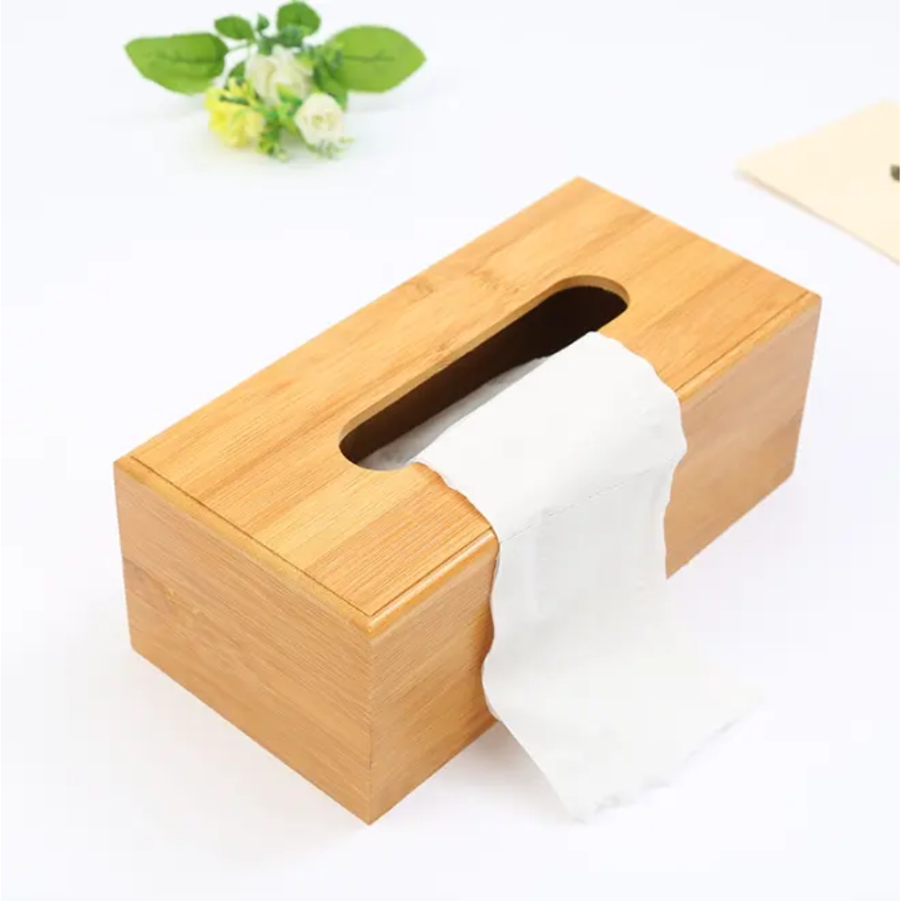 Porta Tissue de Bambú
