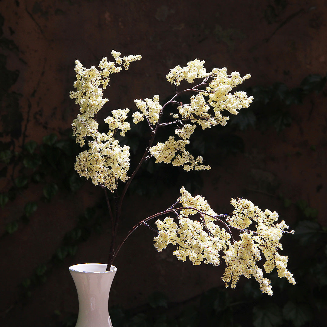 Berry Bloom Ivory 83 cm