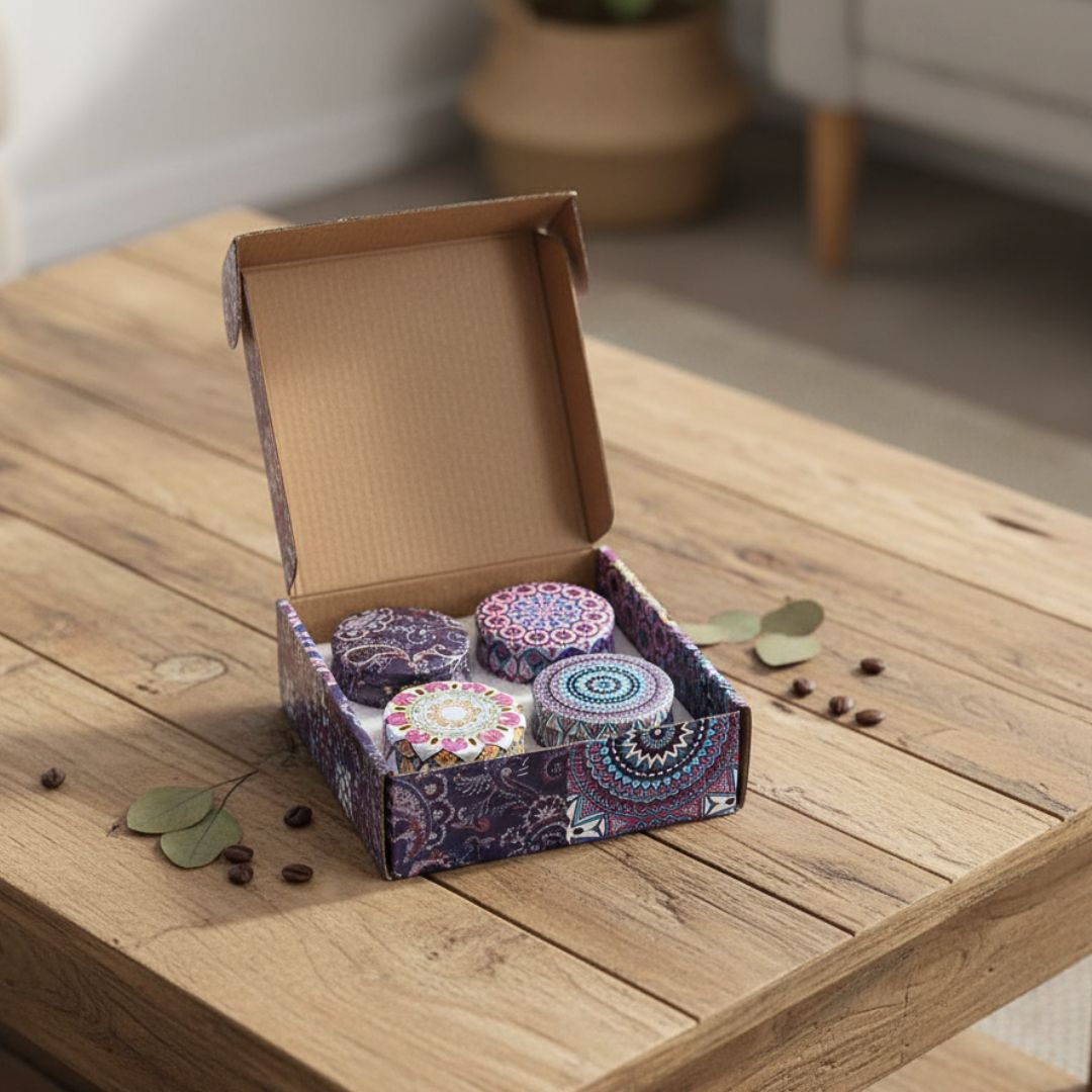 Set x 4 Velas Mandala Dreams