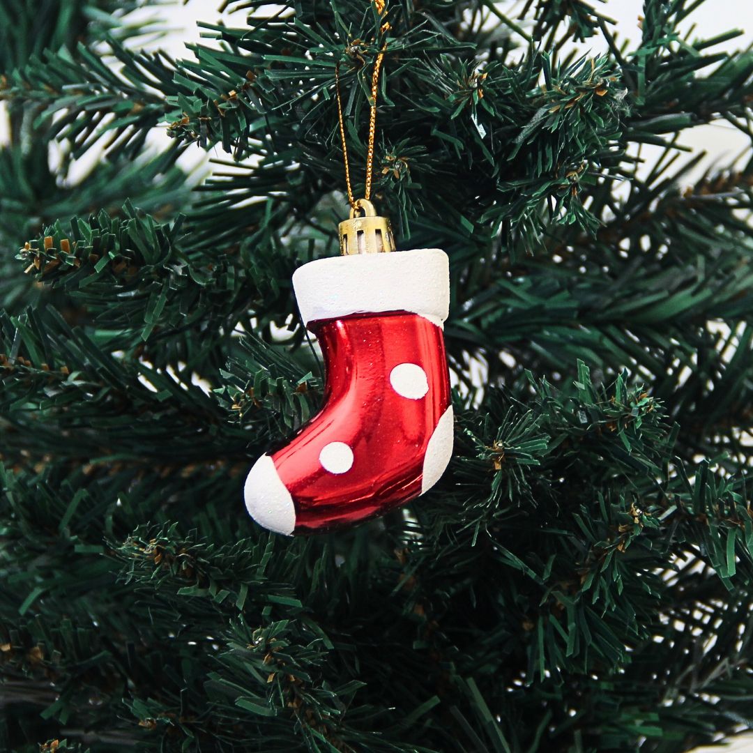 Adorno Botita Snow Red (Set x2)
