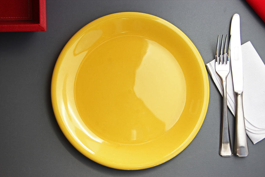 Plato Playo Clásico Amarillo