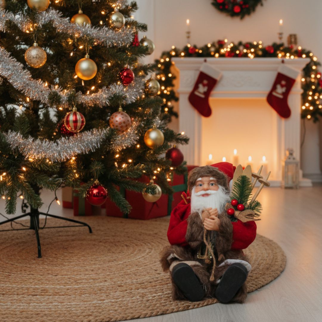 Santa Sentado