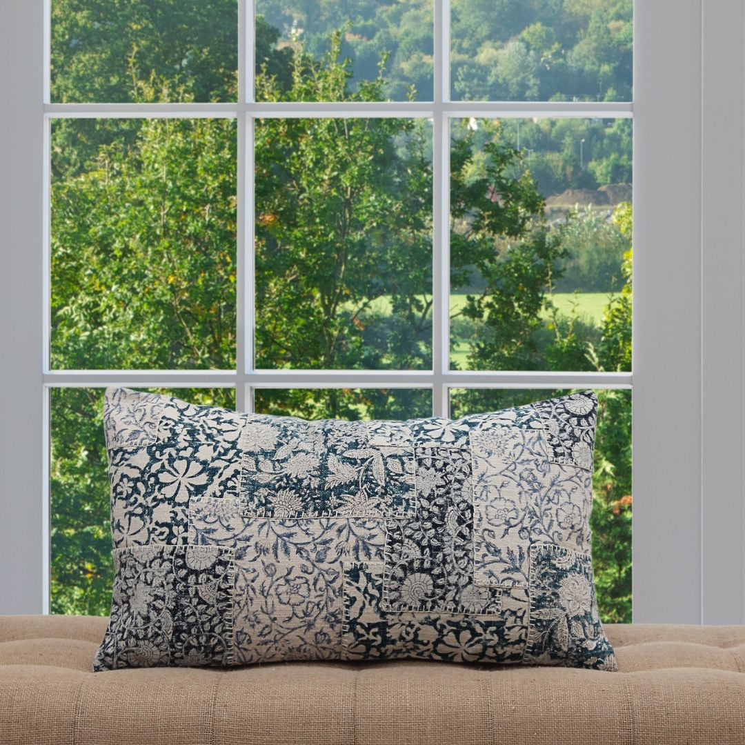 Almohadon Floral Hindú 35x60 Cm