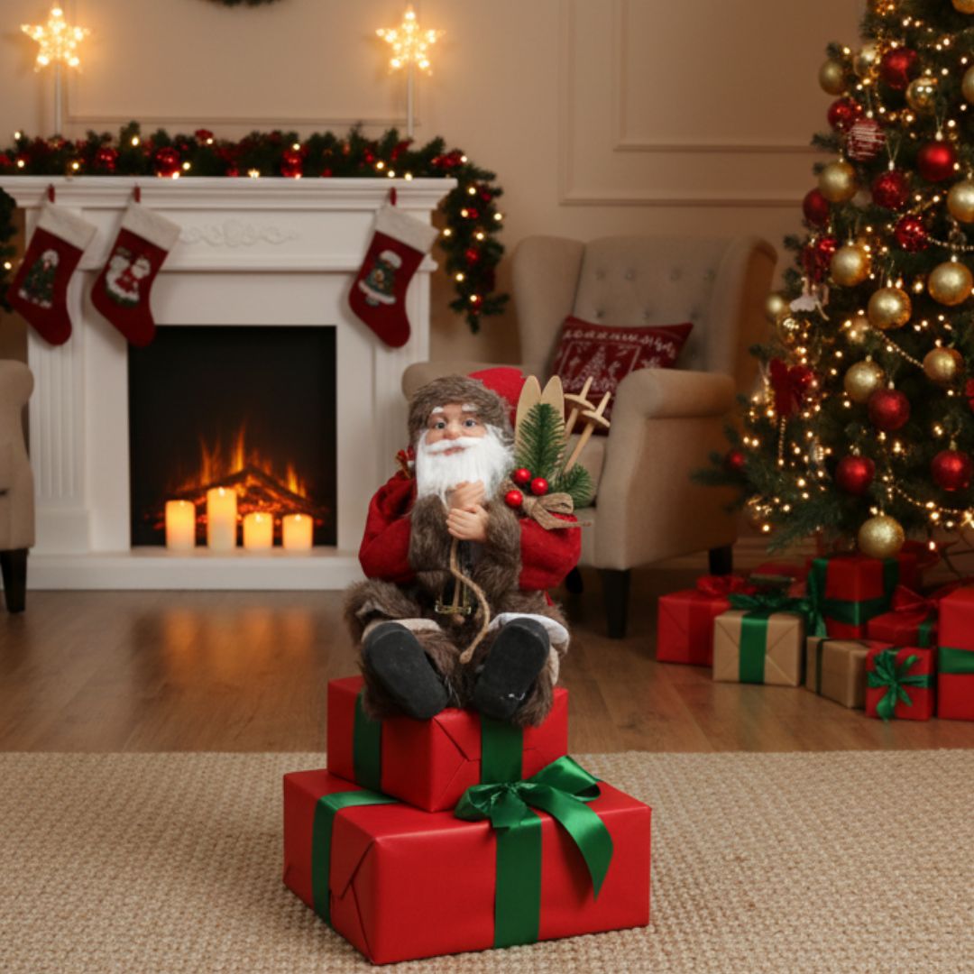 Santa Sentado