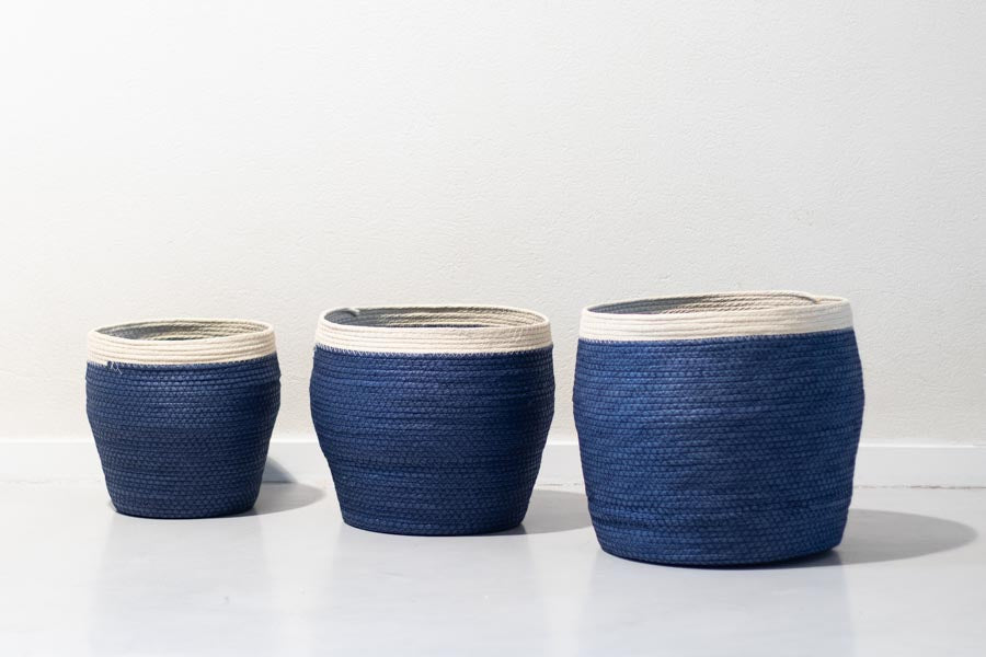 Canasto Seagrass Grande Blue