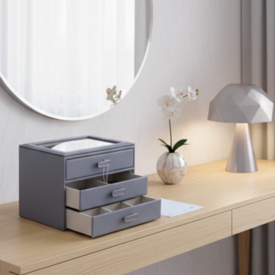 Organizador Glamour Gris