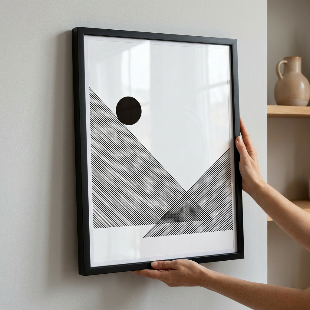 Cuadro Negro Summit 50×70 cm