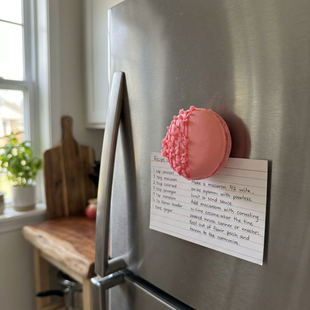 Imán Macaron Framboise