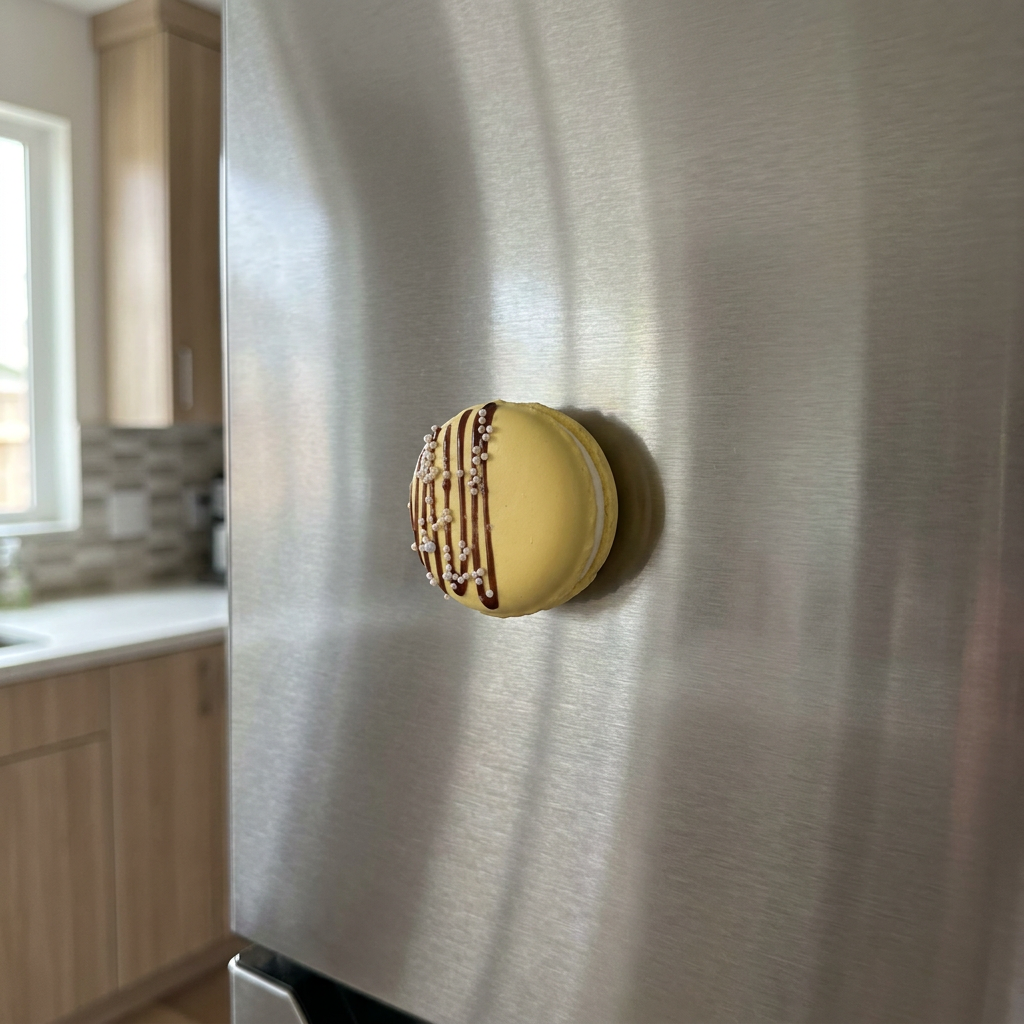 Imán Macaron Caramel