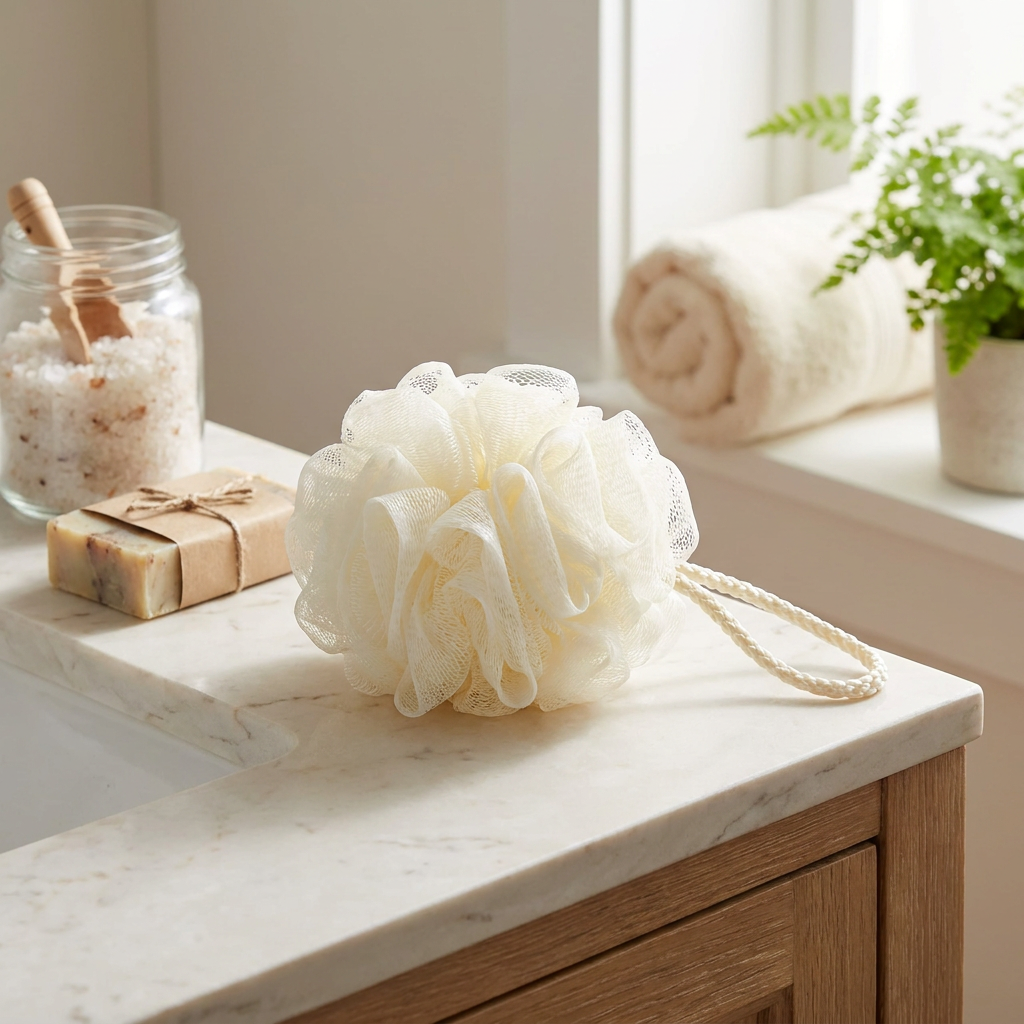 Esponja Flower Crema