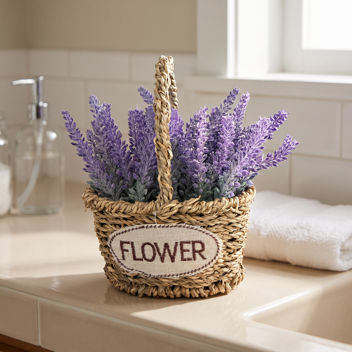Basket Flower Lavandas