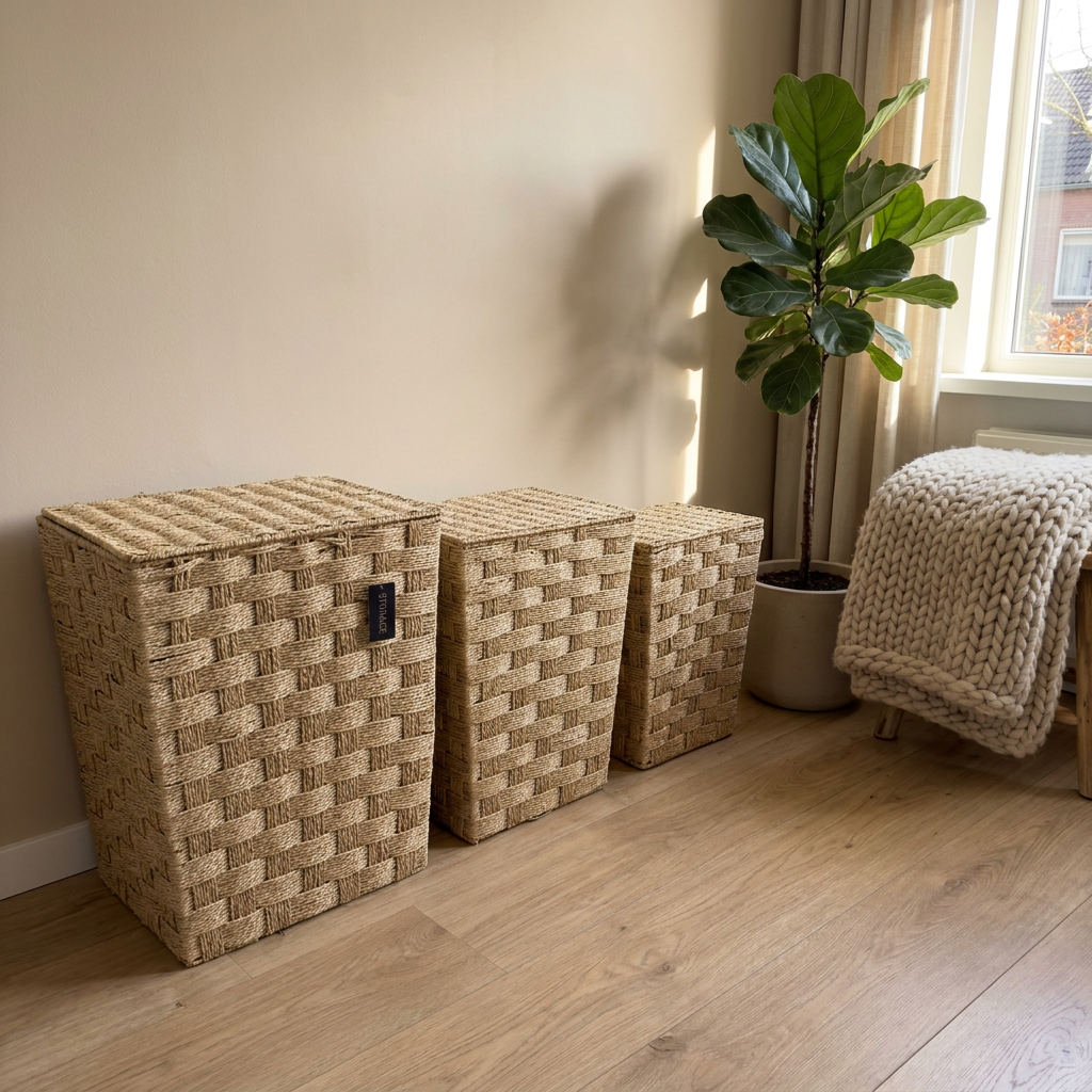 Cesto Storage Weave Natural Mediano