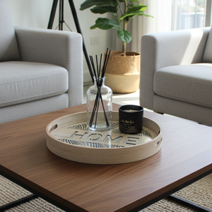 Bandeja Chica Leaf Blanca