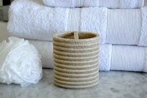 Portapasta Piedra Rayas Beige