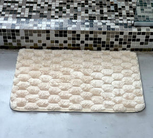 Alfombra de Baño Marroqui Blanca 40x60 cm