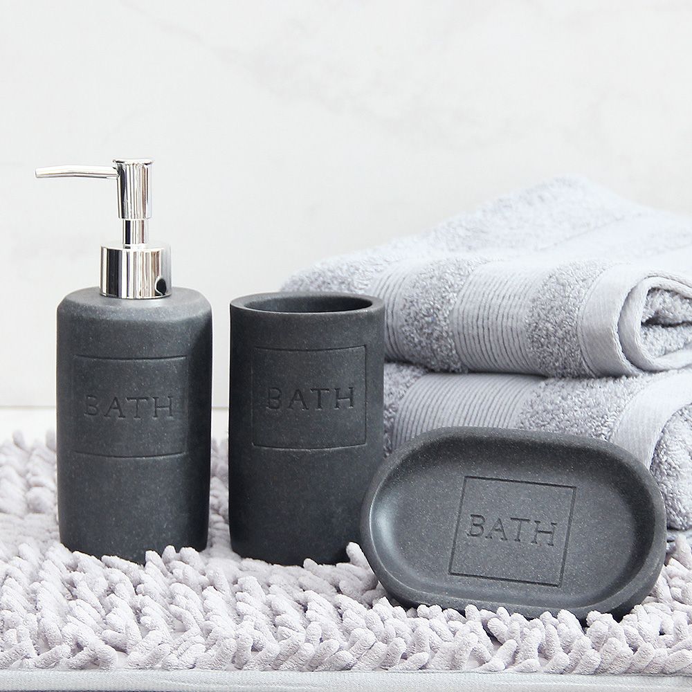 Set de Baño BATH x 3 Piezas Gris