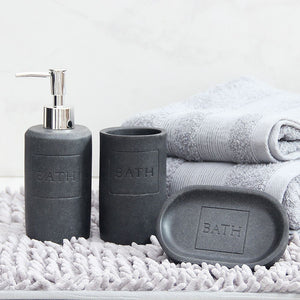 Set de Baño BATH x 3 Piezas Gris