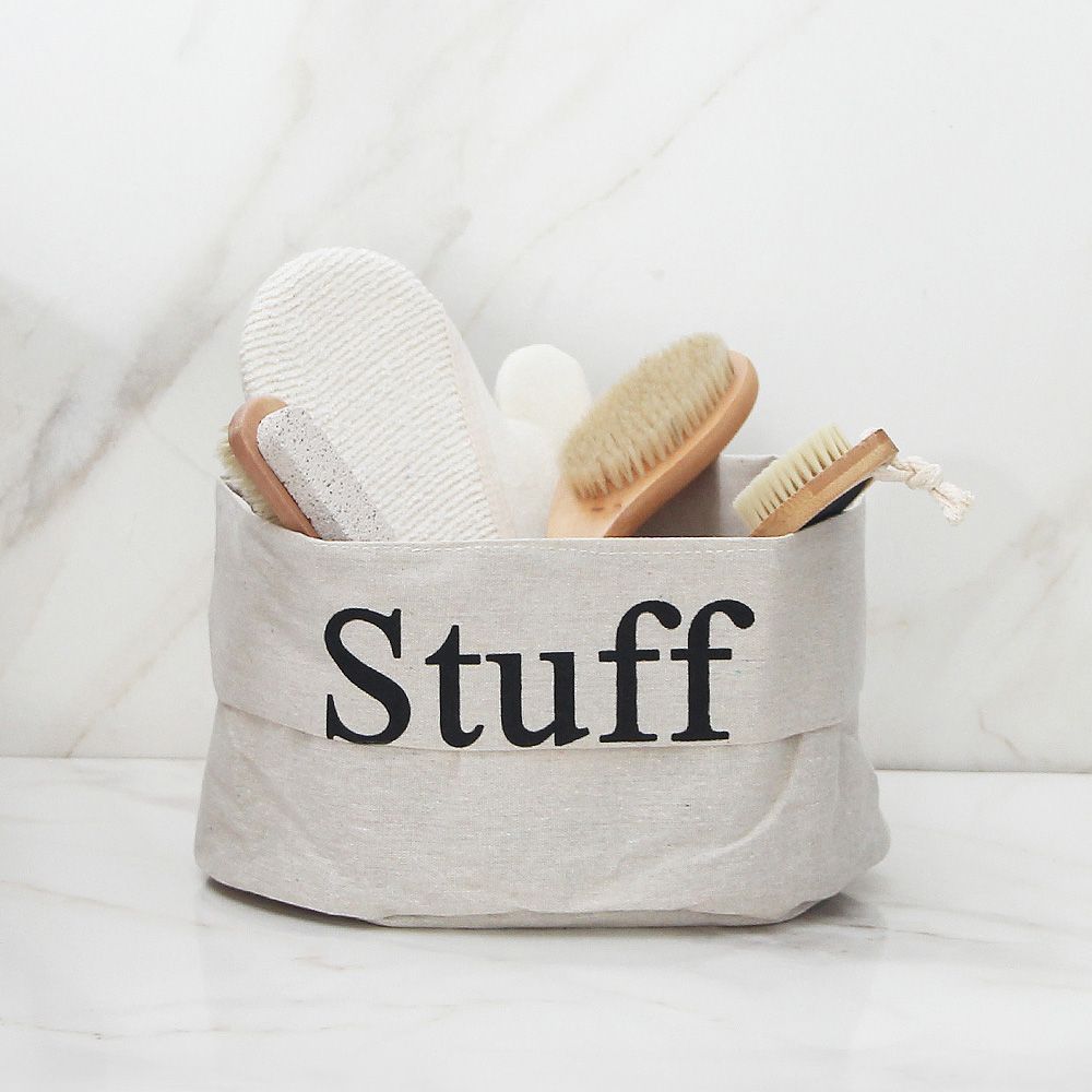 Organizador Stuff Beige 35 x 25 x 15 cm
