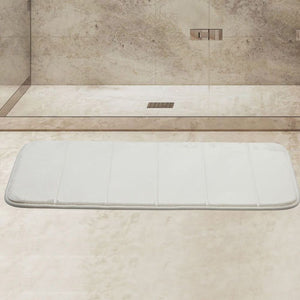 Alfombra de Baño Memory Lines Blanca