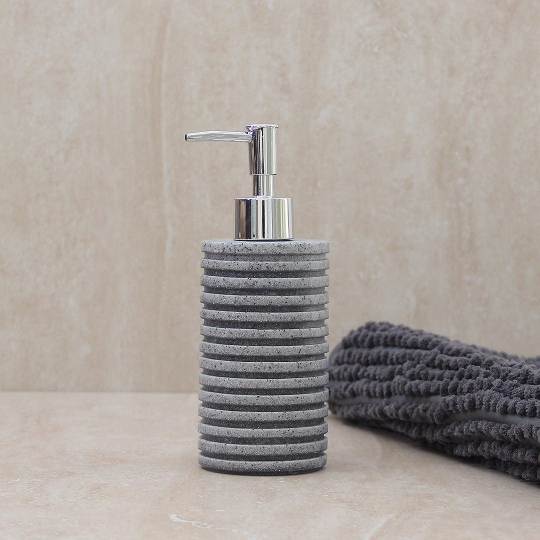 Vaso de Baño Piedra Rayas Gris