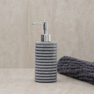 Vaso de Baño Piedra Rayas Gris
