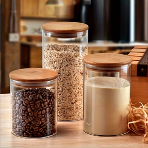 Frasco Bosco con Tapa de Madera – 680 ml