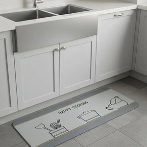 Set Alfombras de Cocina Happy Cooking