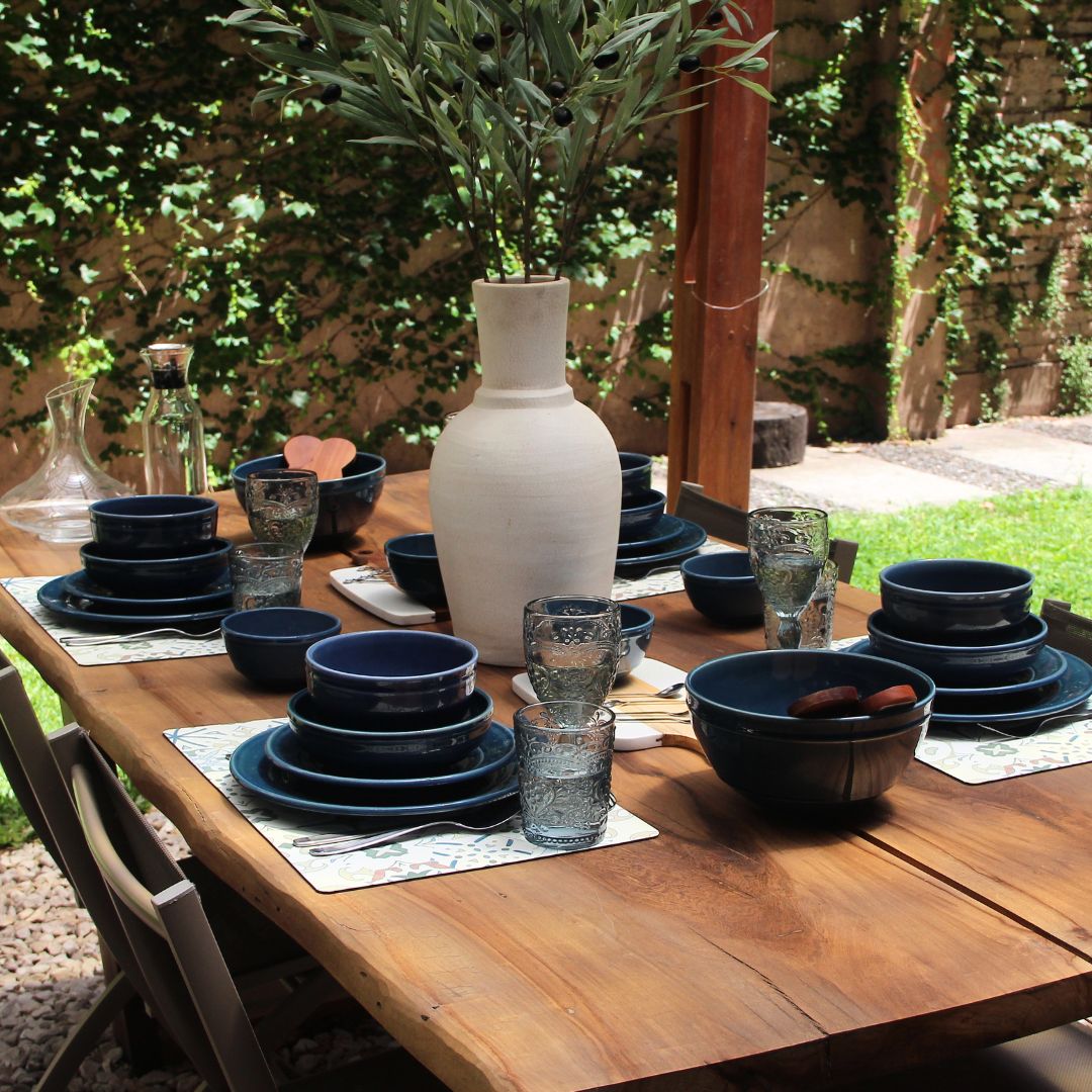 Vaso Hampton Blue