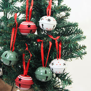 Set x 6 Cascabeles Christmas Joy