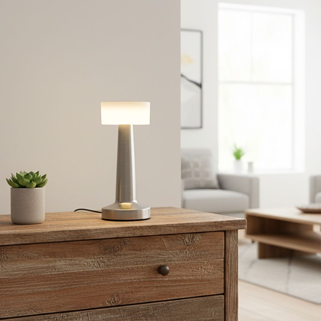 Lámpara LED Luna Silver