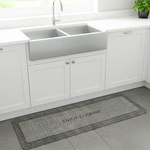Set Alfombras Antideslizantes Linen Grey