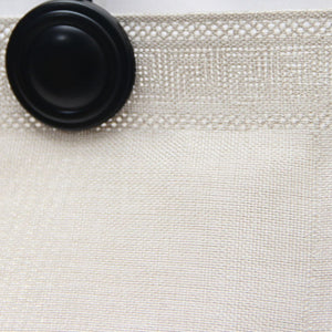 Cortina de Baño Lino Look Beige