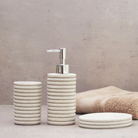 Dispenser Piedra Rayas Beige