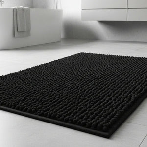 Alfombra de Baño Boucle Negra