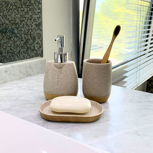 Set de Baño Opal x 3 Piezas Stone
