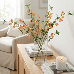Pomegranate Peach Branch 85 cm
