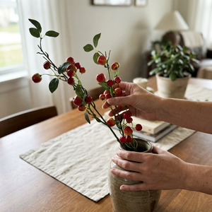 Pomegranate Red Branch 85 cm