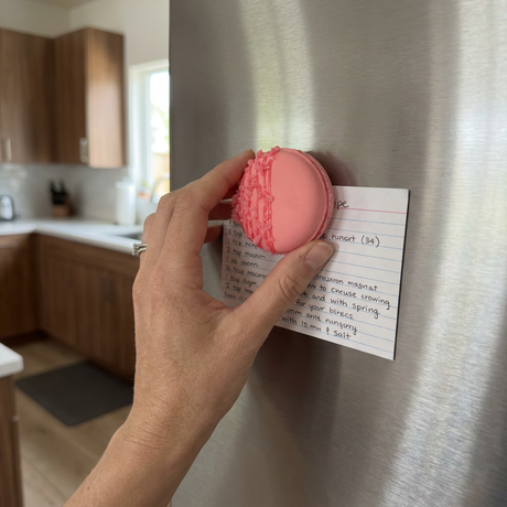 Imán Macaron Framboise
