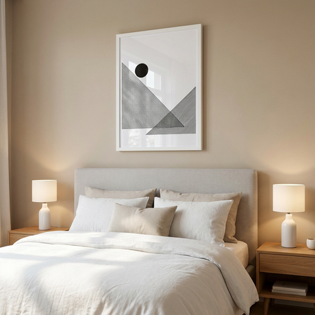 Cuadro Blanco Summit 50×70 cm
