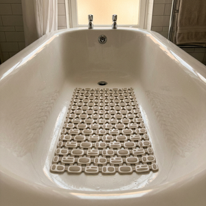 Alfombra Antideslizante Pop Beige (68×37 cm)