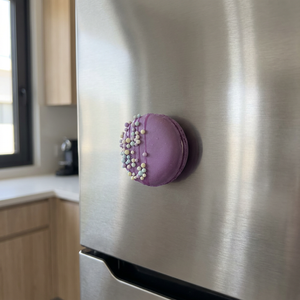 Imán Macaron Lavender