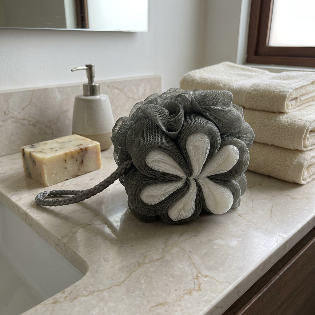 Esponja Flower Gris