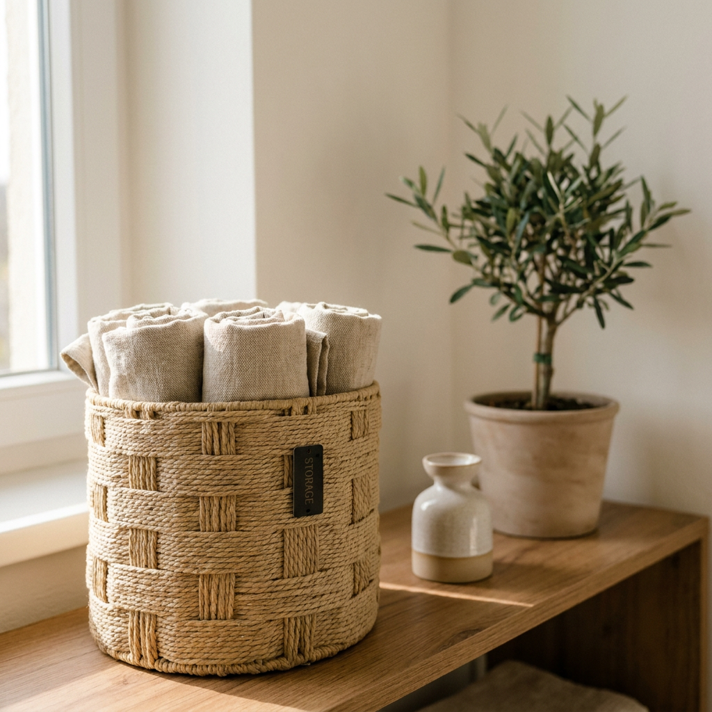 Canasto Storage Weave Redondo Grande
