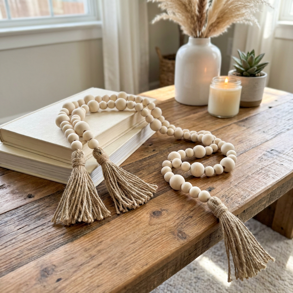 Collar Boho Natural 110 cm