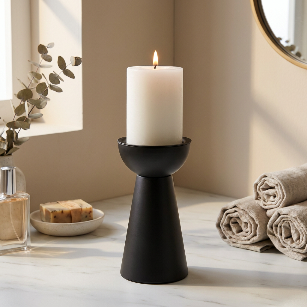 Portavela Tower Mediano 15 cm