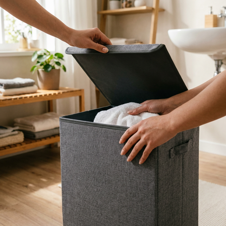 Cesto Laundry Box Gris
